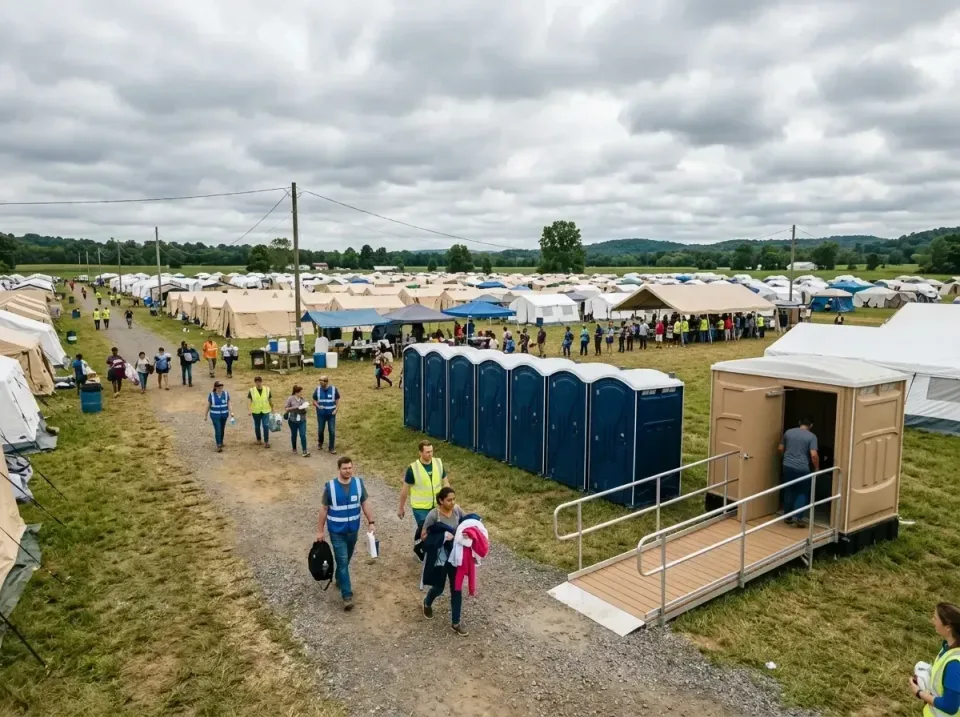 disaster-relief-camp-restrooms-010 — frequently asked questions, Dumpster & Portable Bathrooms Rental in El Paso, IL